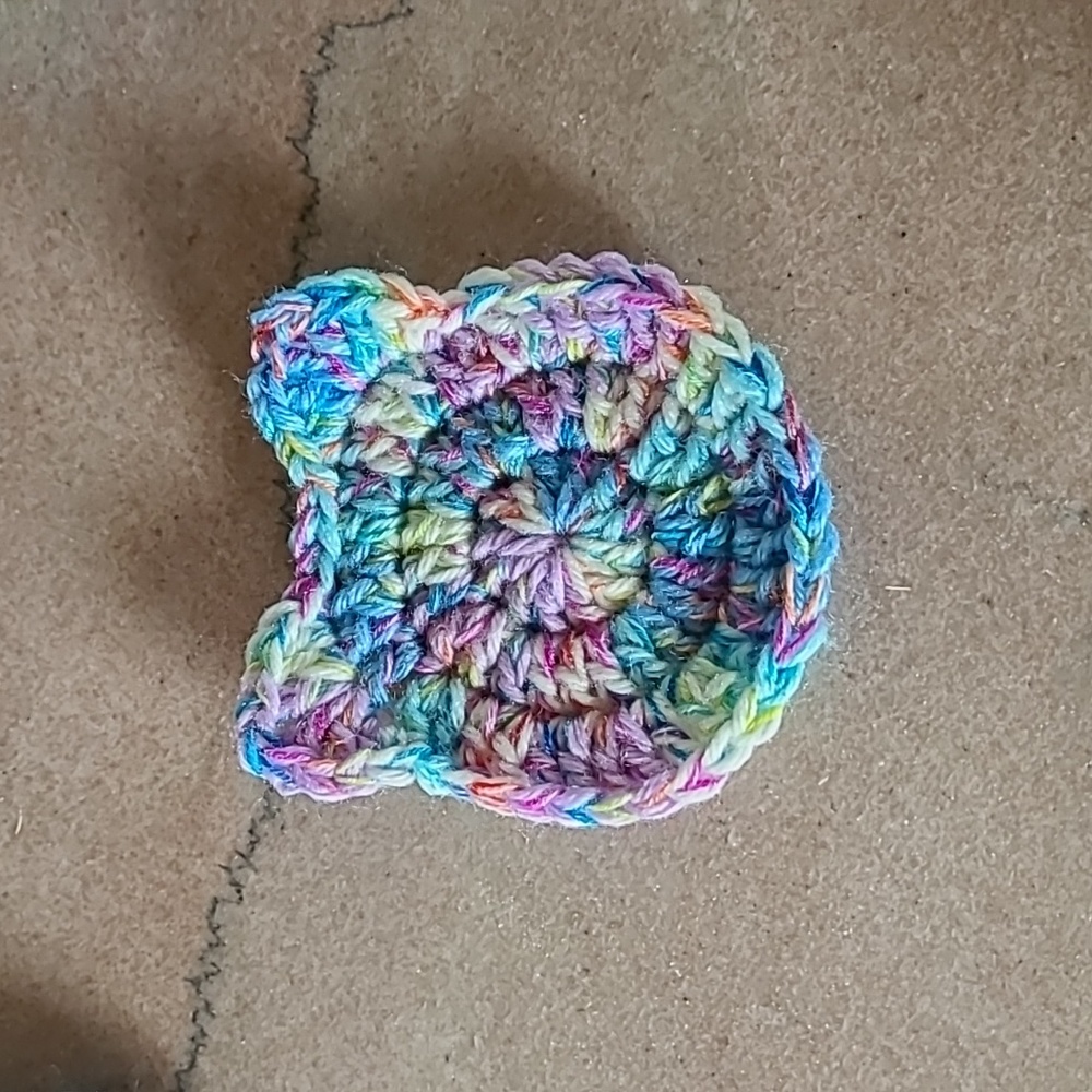 Hand Crocheted Cat Coaster Set - Picture 4 of 4